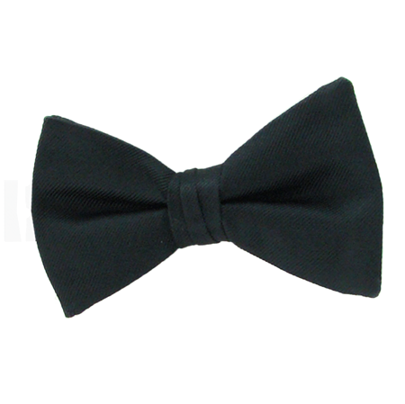 Picture of Simply Solid Black Bow Tie