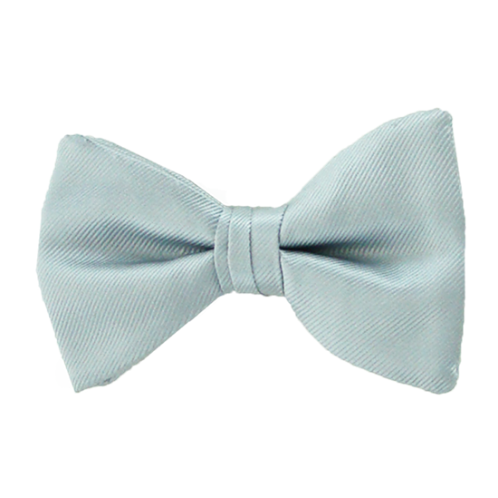 Picture of Simply Solid Light Silver Bow Tie
