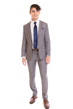 David Major Select Light Grey Suit