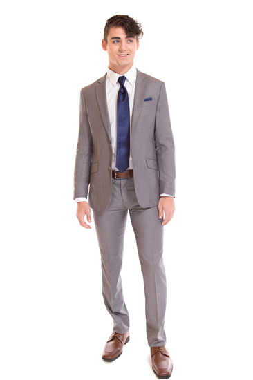 David Major Select Light Grey Suit